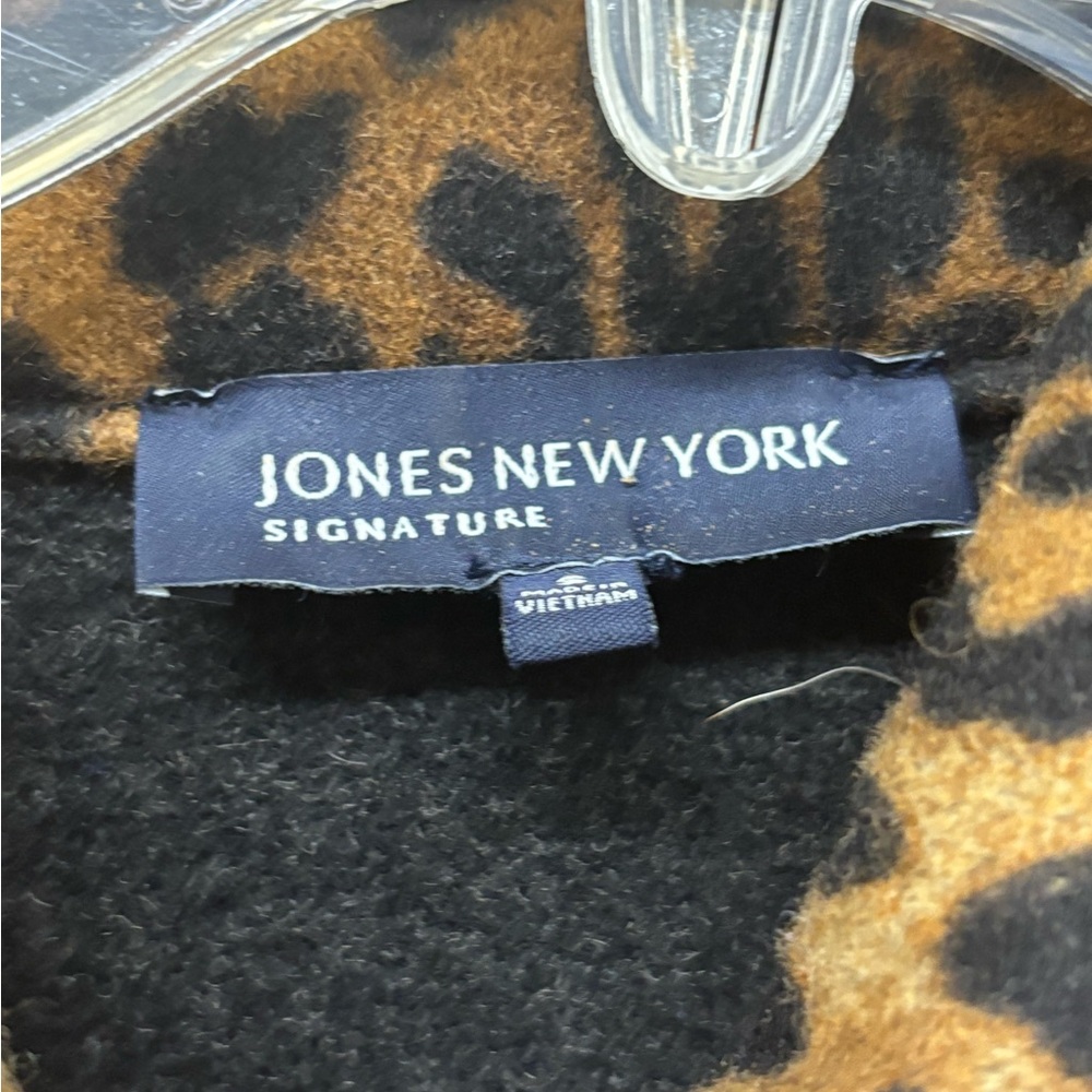 Jones New York Animal Print Jacket